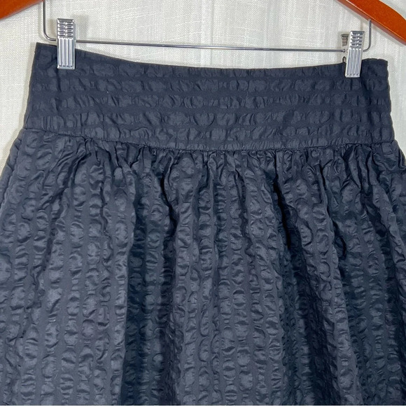 Calvin Klein Cotton Ruffle Mini Skirt - Picture 2 of 5